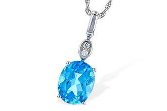 A236-16539: NECK 2.84 BLUE TOPAZ 2.87 TGW (10x8MM BT)