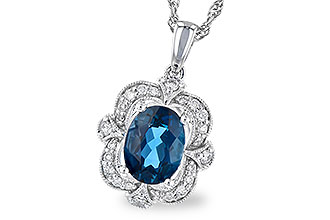A318-88302: NECK 1.35 LONDON BLUE TOPAZ 1.50 TGW