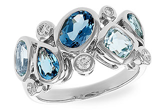 A319-78275: LDS RG 2.57 BLUE TOPAZ TW 2.75 TGW