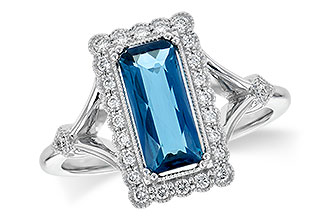 B236-14711: LDS RG 1.58 LONDON BLUE TOPAZ 1.75 TGW