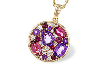 B320-70175: NECK 1.83 TW SEMI-PRECIOUS (P.TOUR, AMY) 2.00 TGW