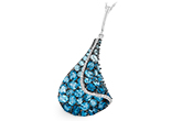 C233-41038: NECK 4.81 BLUE TOPAZ 4.94 TGW