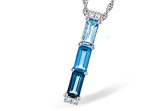 C318-84684: NECK 1.26 BLUE TOPAZ 1.30 TGW