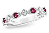 D138-83766: LDS WED RG .20 RUBY .26 TGW