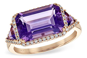 D236-10129: LDS RG 3.48 TW AMETHYST 3.70 TGW (12x8MM)