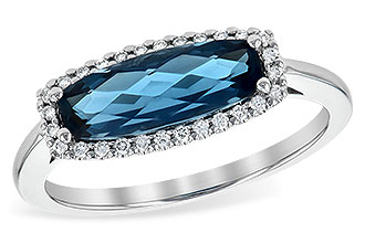 D236-13802: LDS RG 1.79 LONDON BLUE TOPAZ 1.90 TGW