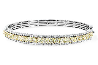 E235-21029: BANGLE 4.20 YELLOW DIAS 5.63 TW