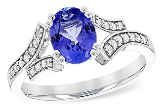 F236-15629: LDS RG 1.15 TANZANITE 1.30 TGW