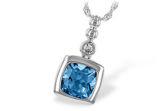 G235-22856: NECK 1.45 BLUE TOPAZ 1.49 TGW