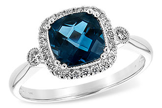 H235-19202: LDS RG 1.62 LONDON BLUE TOPAZ 1.78 TGW (7MM LBT)