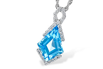 H318-83729: NECK 2.40 BLUE TOPAZ 2.53 TGW