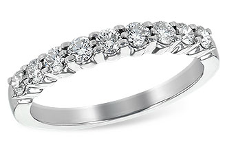 K235-22865: LDS WED RG .50 TW (9 STONES)