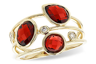 K319-74647: LDS RG 3.07 TW GARNET 3.12 TGW