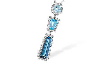 K319-74656: NECK 3.26 TW BLUE TOPAZ 3.50 TGW