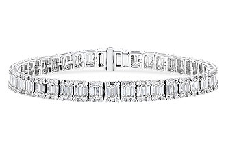 K319-74692: BRACELET 2.72 TW BAGUETTES 4.10 TW