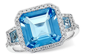 L236-16501: LDS RG 4.40 TW BLUE TOPAZ 4.60 TGW