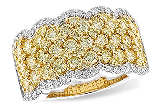 L319-74647: LDS DIA WED RG 1.90 YELLOW DIAS 2.20 TW