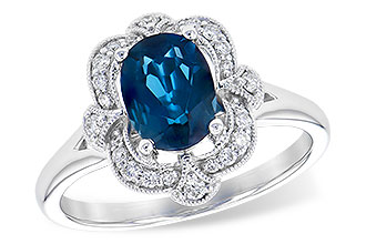 M318-88301: LDS RG 1.35 LONDON BLUE TOPAZ 1.50 TGW